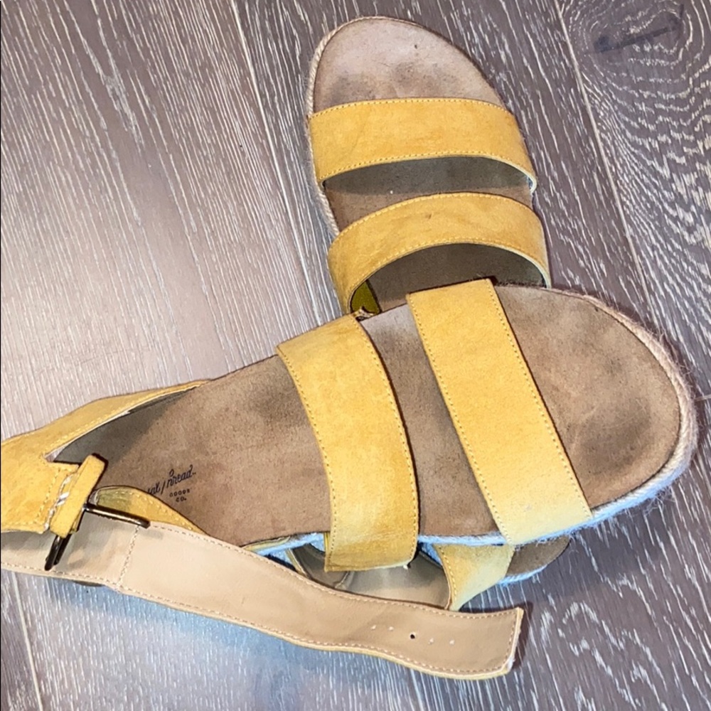 Target yellow sandals